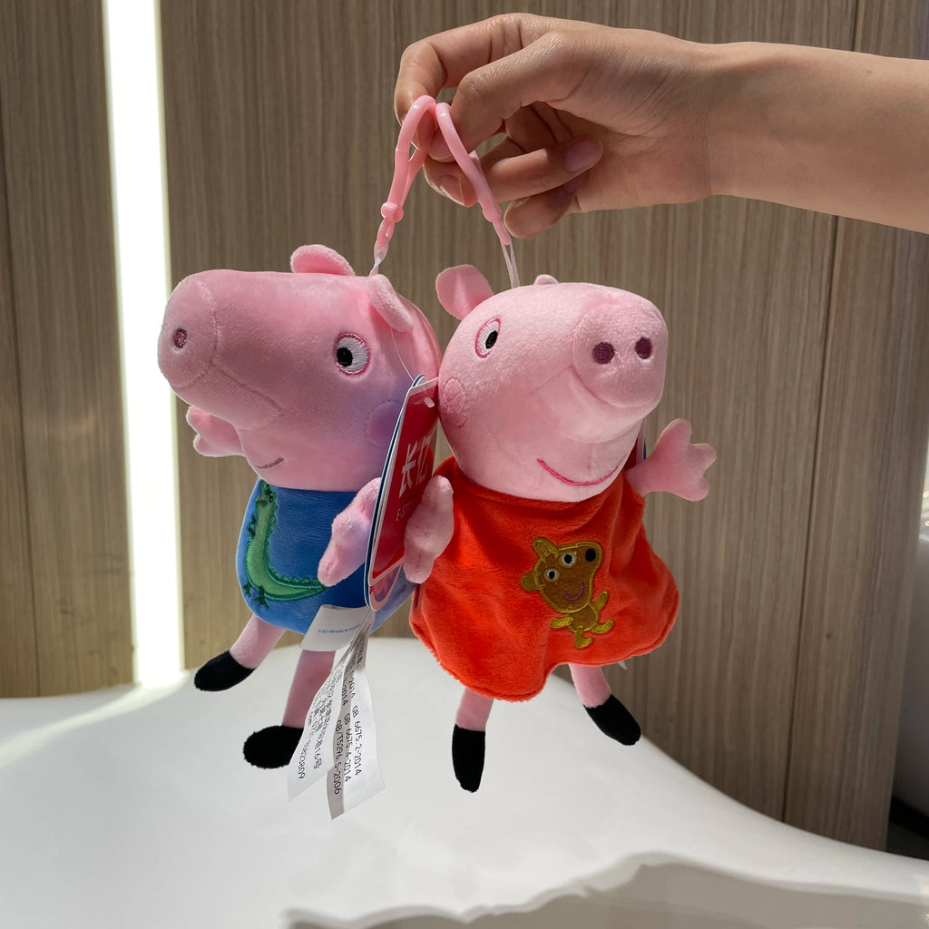100% Genuine Peppa Pig Evy dinosaur Teddy Bear Peppa George Evie Plush Toy Boy Girl Birthday Gift Toys Christmas Stuffed Doll