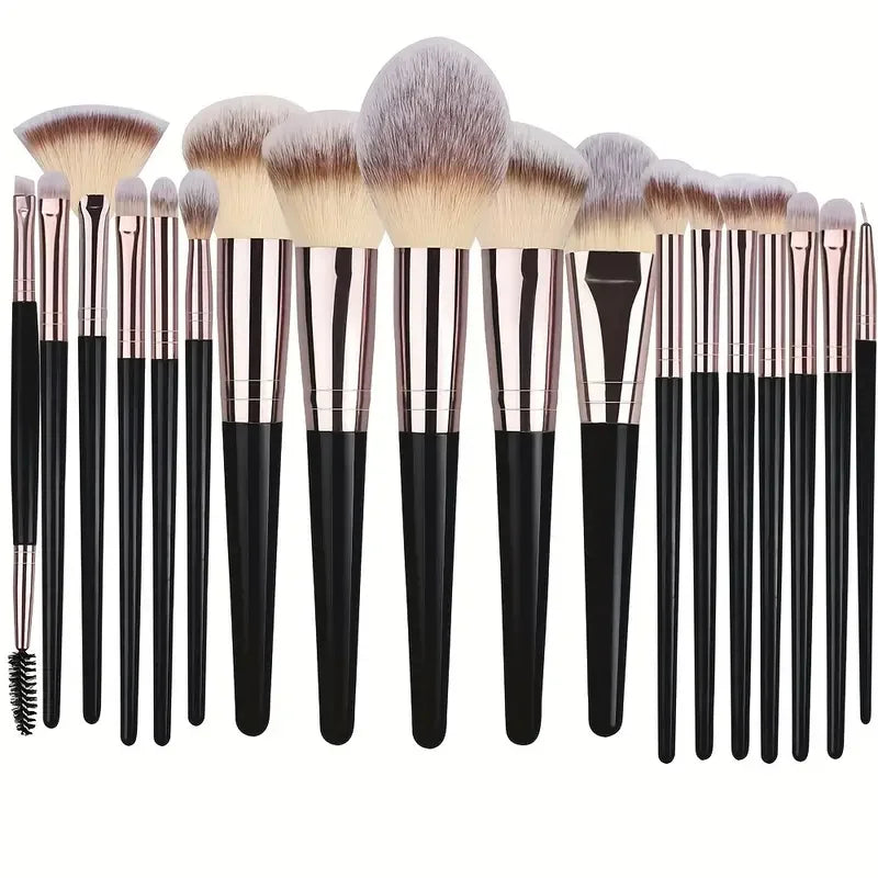 3-20PCS Makeup Brushes Set Eye Shadow Foundation Blush Highlighter Concealer Brush Female Beauty Tool Beauty Sponges Thumb Puffs
