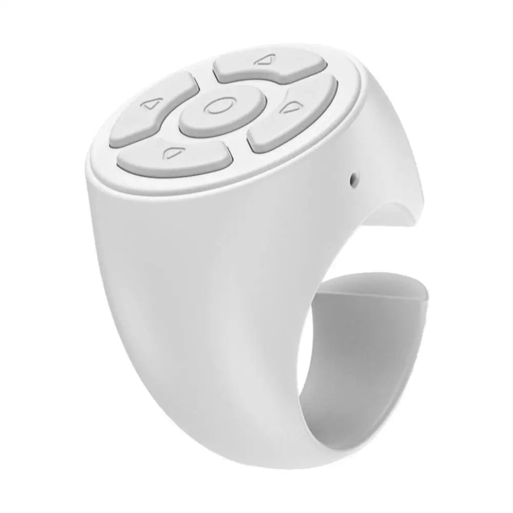 Portable Multi Function Bluetooth Remote Control For Fingertip Selfies Video Control Automatic Page Turning Browsing On Photo