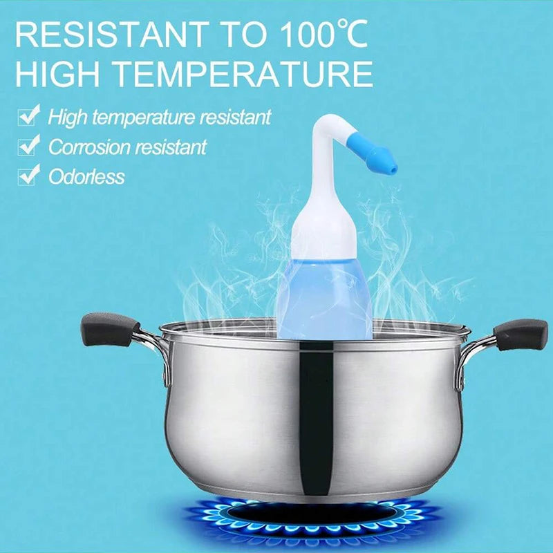 Nose Wash Cleaner Nasal Irrigator Rinse Bottle Nose Protector Avoid Allergic Rhinitis Adults Children Neti Pot 300ML 500ML