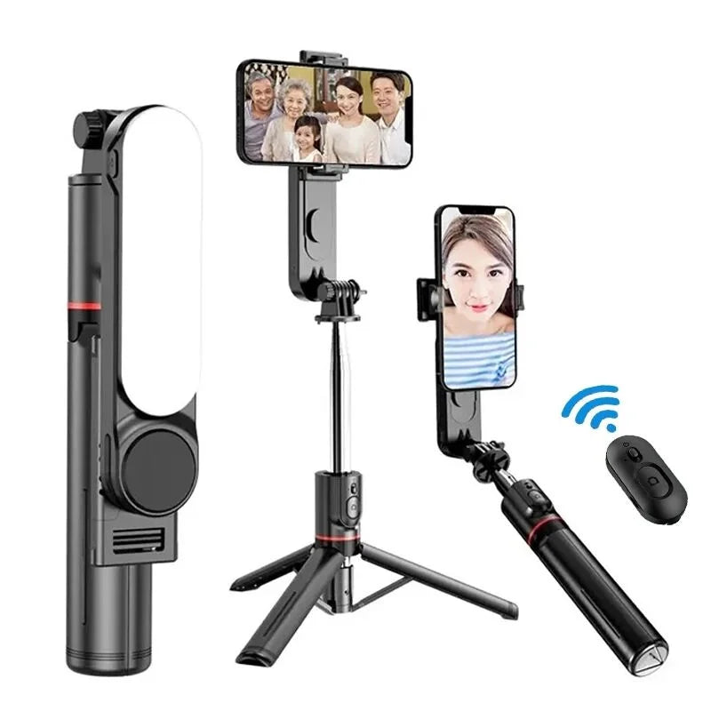 FANGTUOSI 2026 New L15 Wireless Selfie Stick Tripod Stand Foldable Monopod With Led Light For Smartphones Tiktok Shooting Live