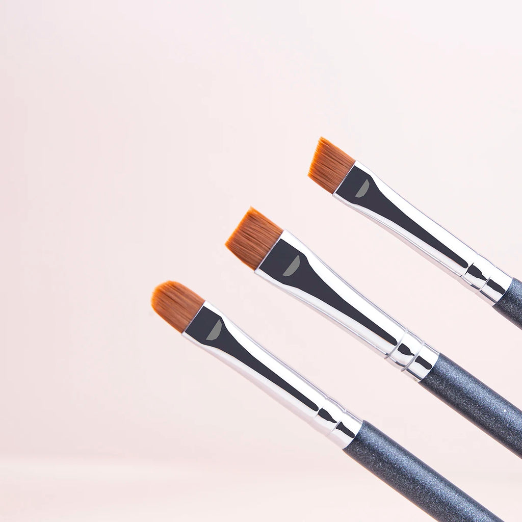 212 Flat Eyebrow Brush Ultrathin Eyebrow Makeup Brushes Flat Eyeliner Brush Thin Eye Liner Brow Contour Beauty Brush Tool