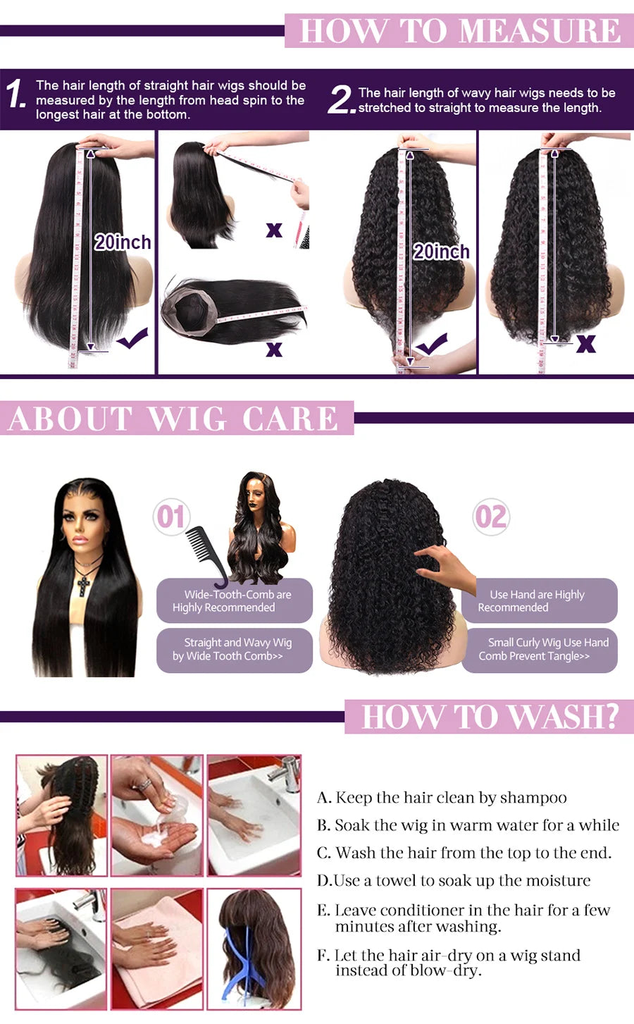 Wow Angel 250% HD Lace Frontal Wigs 13X6 Water Wave Wigs 13x4 Lace Frontal Wigs Pre Plucked Curly Wig Human Hair Wig For Woman
