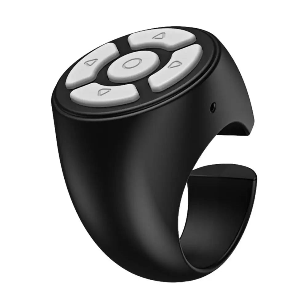 Portable Multi Function Bluetooth Remote Control For Fingertip Selfies Video Control Automatic Page Turning Browsing On Photo