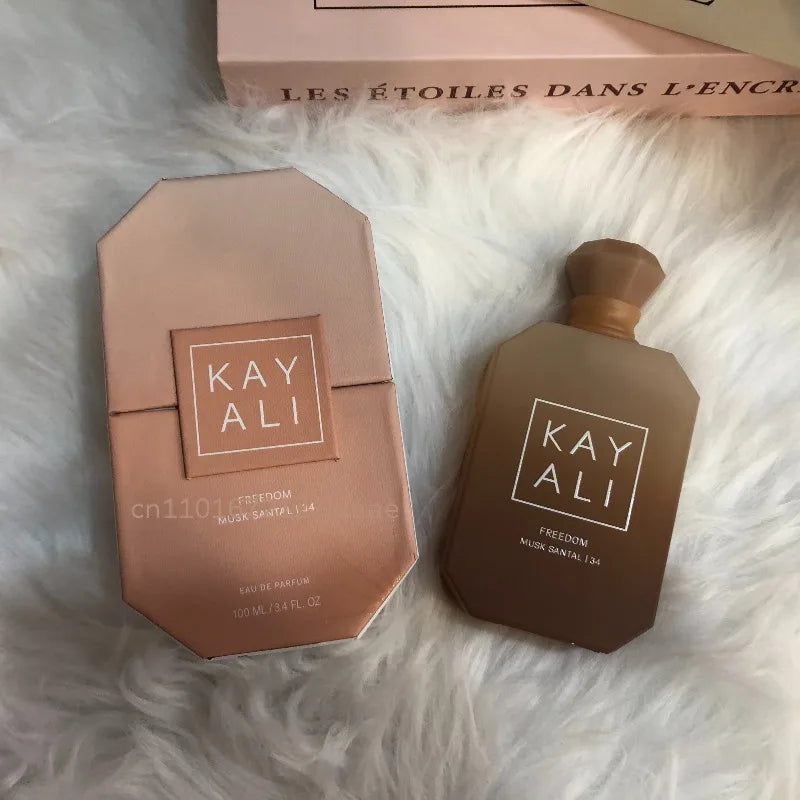 100ml KAYALI Perfume Long Lasting Elegant Fresh Soft Floral Fruity Natural Luxury Fragrance Collection Freedom Musk Santal 34