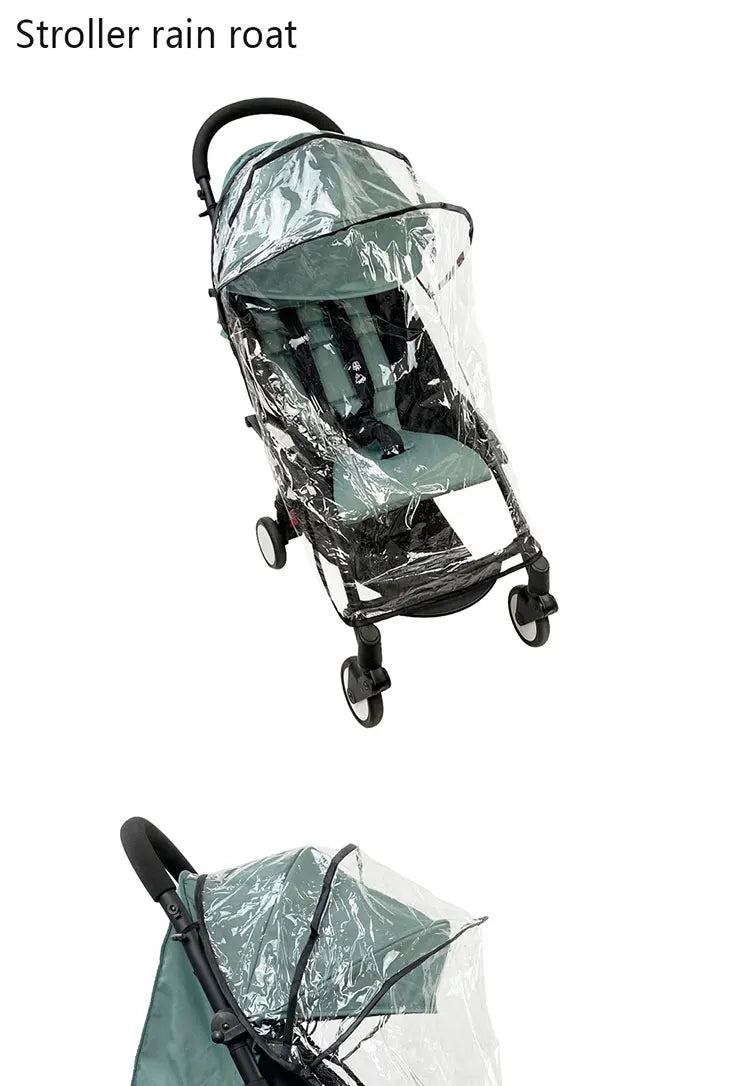 Baby Stroller Rain Cover Waterproof EVA Cover Compatible with Babyzen Yoyo2 Yoya Stroller Accessories
