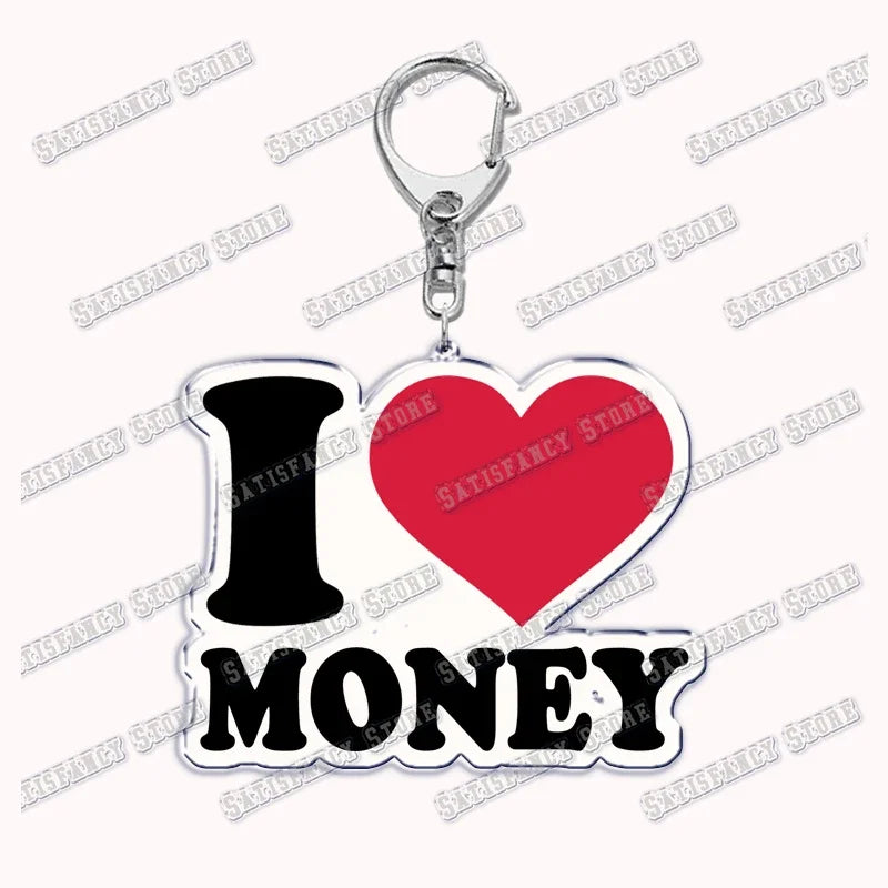 Custom I Love You My Fictional Boyfriend Awesome Girlfriend Keychain Emo Boys Hot Wife Mom Dad Key Ring Keychains Bf Gf Gifts