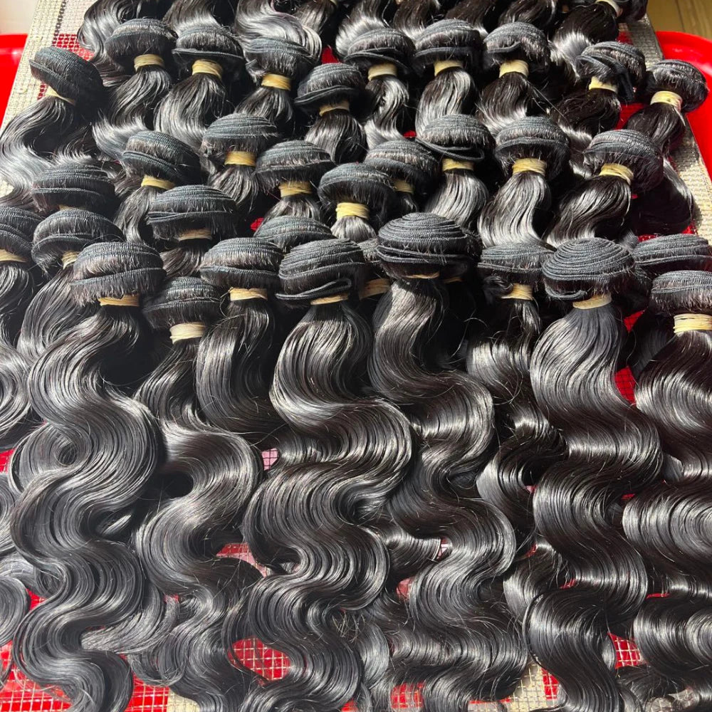UNICE Hair Body Wave Human Hair Bundles 2/3/4 PCS With 13x4 Lace Frontal / 4X4 Lace Closure / 5x5 HD Lace Closure