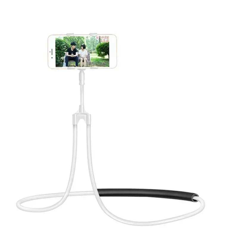 Flexible Mobile Phone Holder Hanging Neck Lazy Necklace Bracket Bed 360 Degree Phones Holder Stand For iPhone Xiaomi Samsung