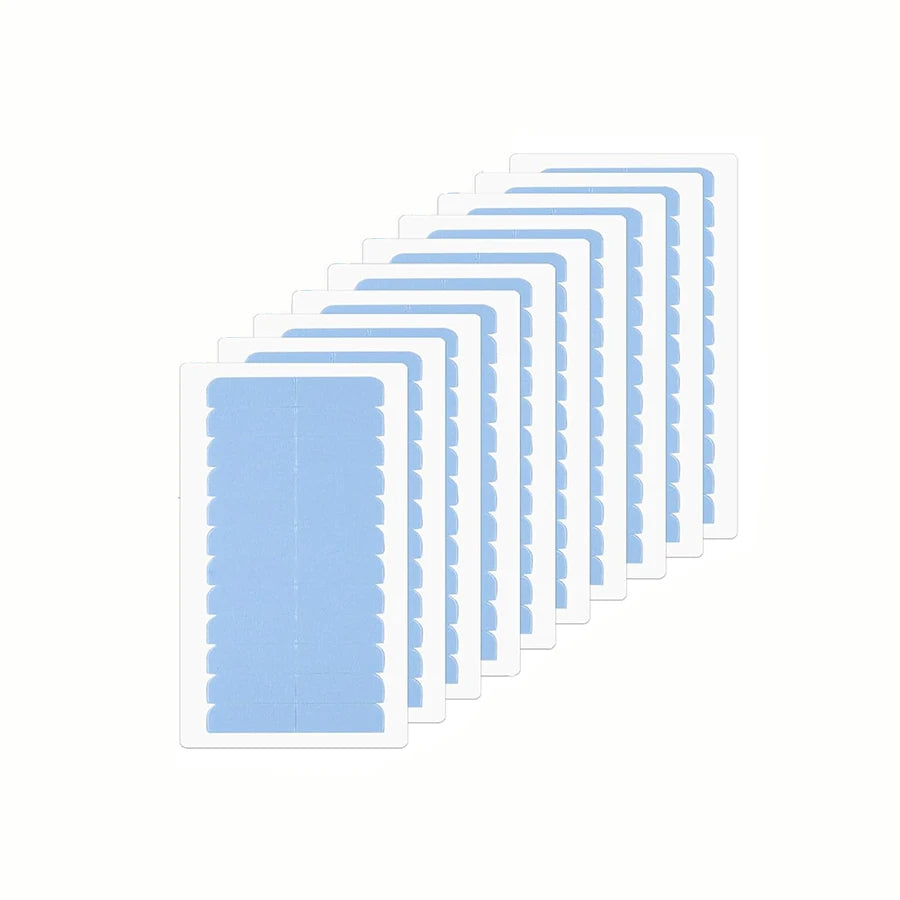 60/120/240pcs Double Sided Hair Extension Tape Adhesive Replacement Wig Tape Blue Hair Tabs for Extensions Beauty Tools