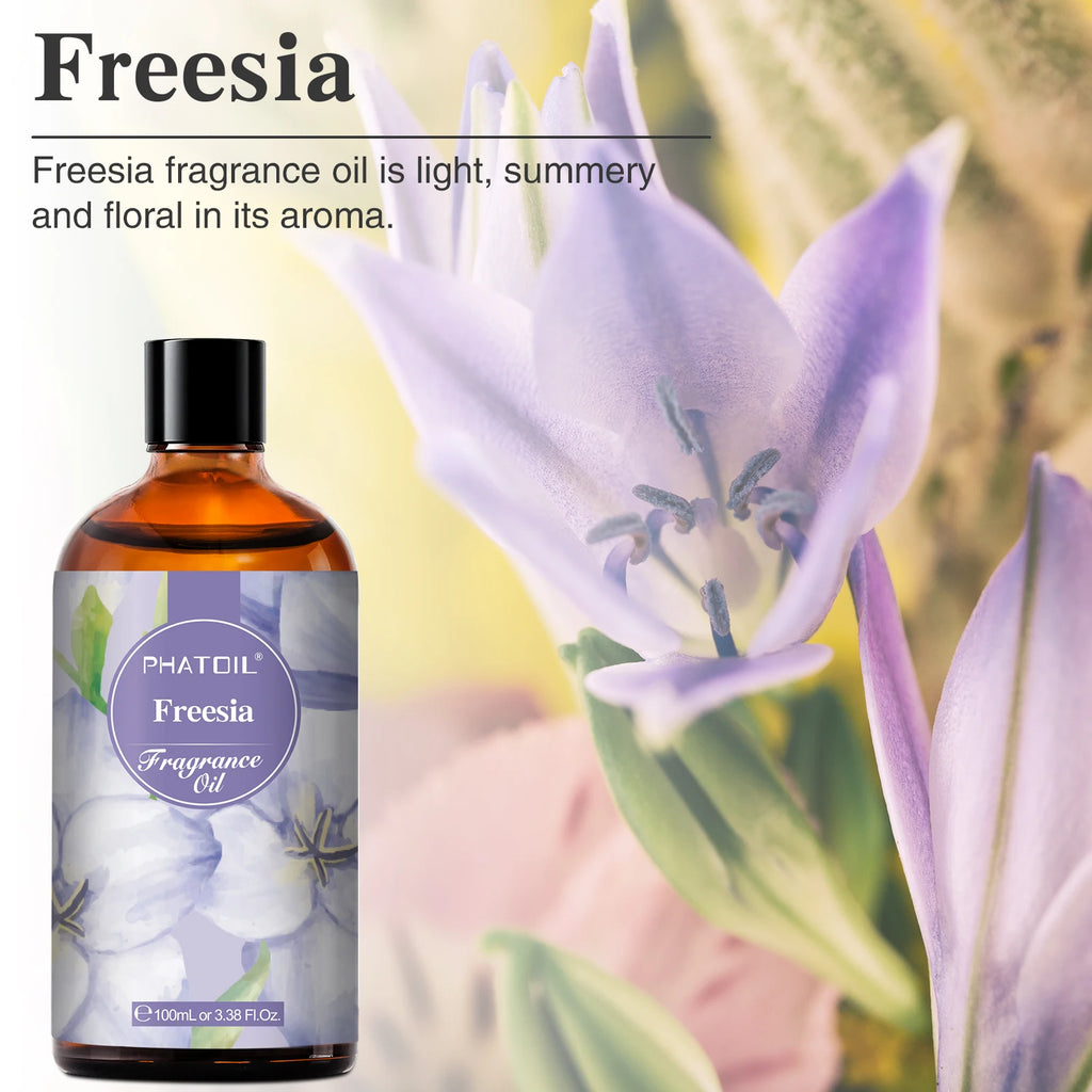 PHATOIL 100ml Aroma Fragrance Oil Fresh Linen Bubble Gum Baby Powder Angel Aromatherapy Essential Oils For Skin Candle Making
