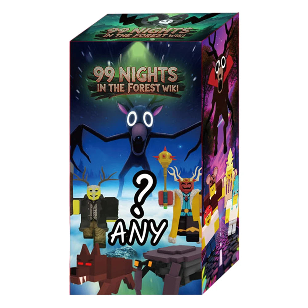 2025 New Hot 99 Nights In The Forest Monster Blind Box DEER  Cartoon Milu Deer Stuffed Game Peripherals Halloween Toy Gifts