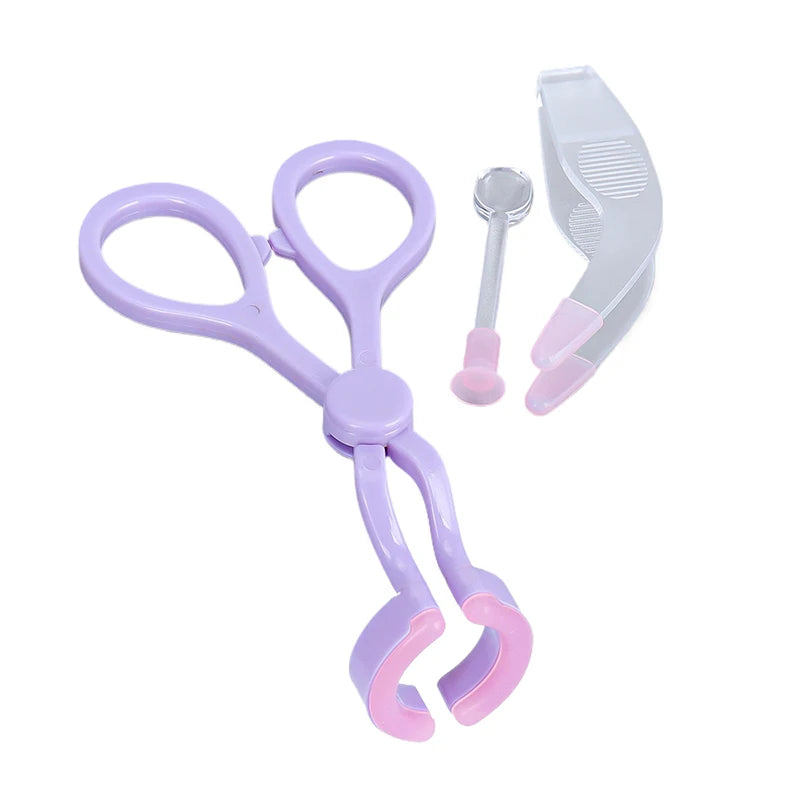 Contact Lens Applicator Set Auxiliary Eyelid Dilator Open Eye Tool Contact Lens Wearing Removing Tweezers Suction Stick Accessor