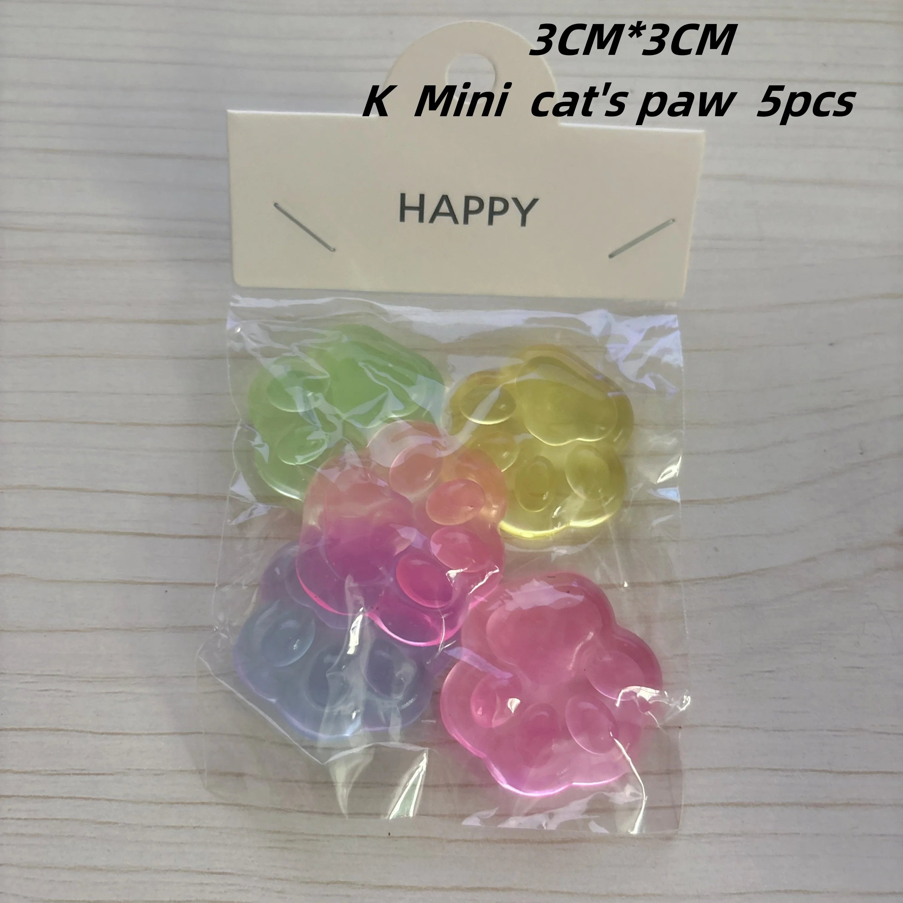 Fidget Toy Mini Squishy Toys Mochi Ice Block Stress Ball Toy Kawaii Transparent Cube cat paw fish Stress Relief Squeeze Toy