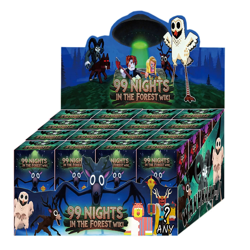 2025 New Hot 99 Nights In The Forest Monster Blind Box DEER  Cartoon Milu Deer Stuffed Game Peripherals Halloween Toy Gifts