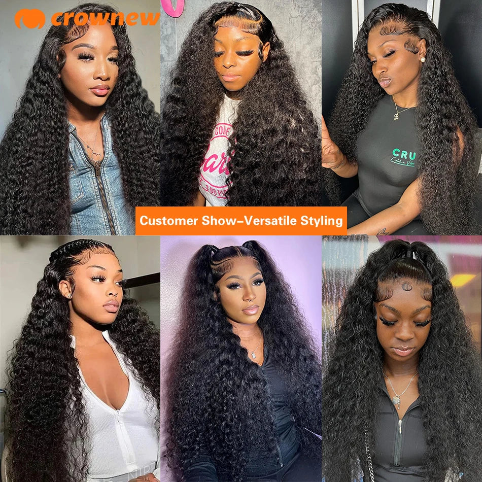 4C KinKy Edges Curly Baby Hair Natural Hairline Curly Lace Front Human Hair Wig 13X4 Hd Lace Front Human Hair Wig Preplucked Wig