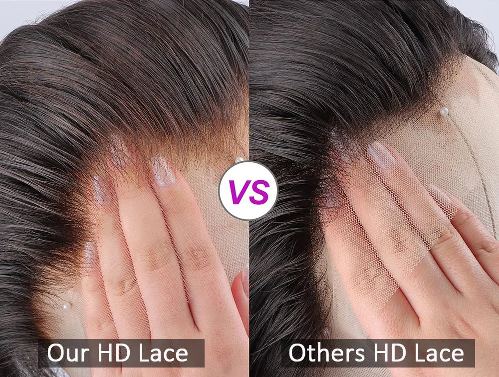 250 Density Straight Lace Frontal Wig Invisible Strap 360 HD Full Lace Glueless Wig Bone Straight Lace Front Human Hair Wig