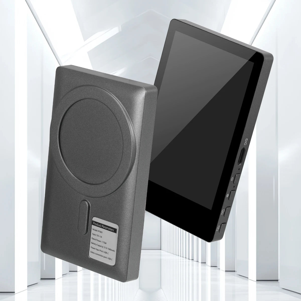 Mobile Phone Wireless Magnetic Selfie Monitor Screen For Smartphone Vlog Live Stream Video Recording for iPhone Android phone