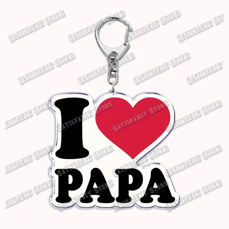 Custom I Love You My Fictional Boyfriend Awesome Girlfriend Keychain Emo Boys Hot Wife Mom Dad Key Ring Keychains Bf Gf Gifts