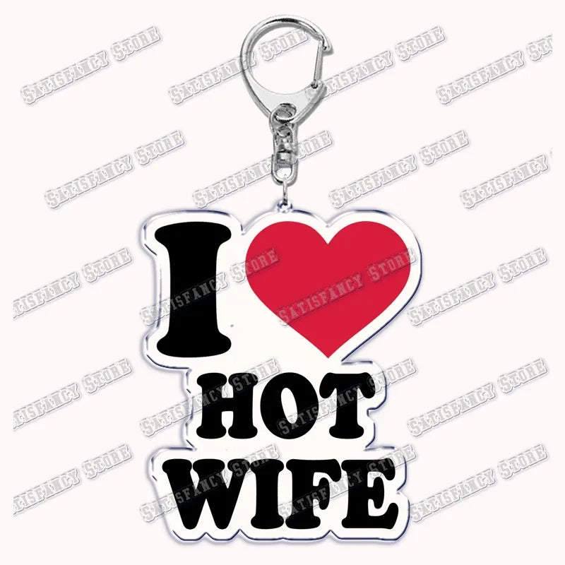 Custom I Love You My Fictional Boyfriend Awesome Girlfriend Keychain Emo Boys Hot Wife Mom Dad Key Ring Keychains Bf Gf Gifts