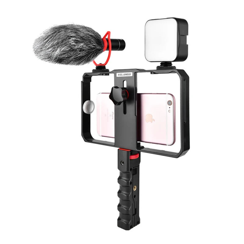 New Rechargeable 6500K LED Video Light Mini Camera Light Fill Lamp Portable Photography Lighting for Vlog Live Streaming DSLR