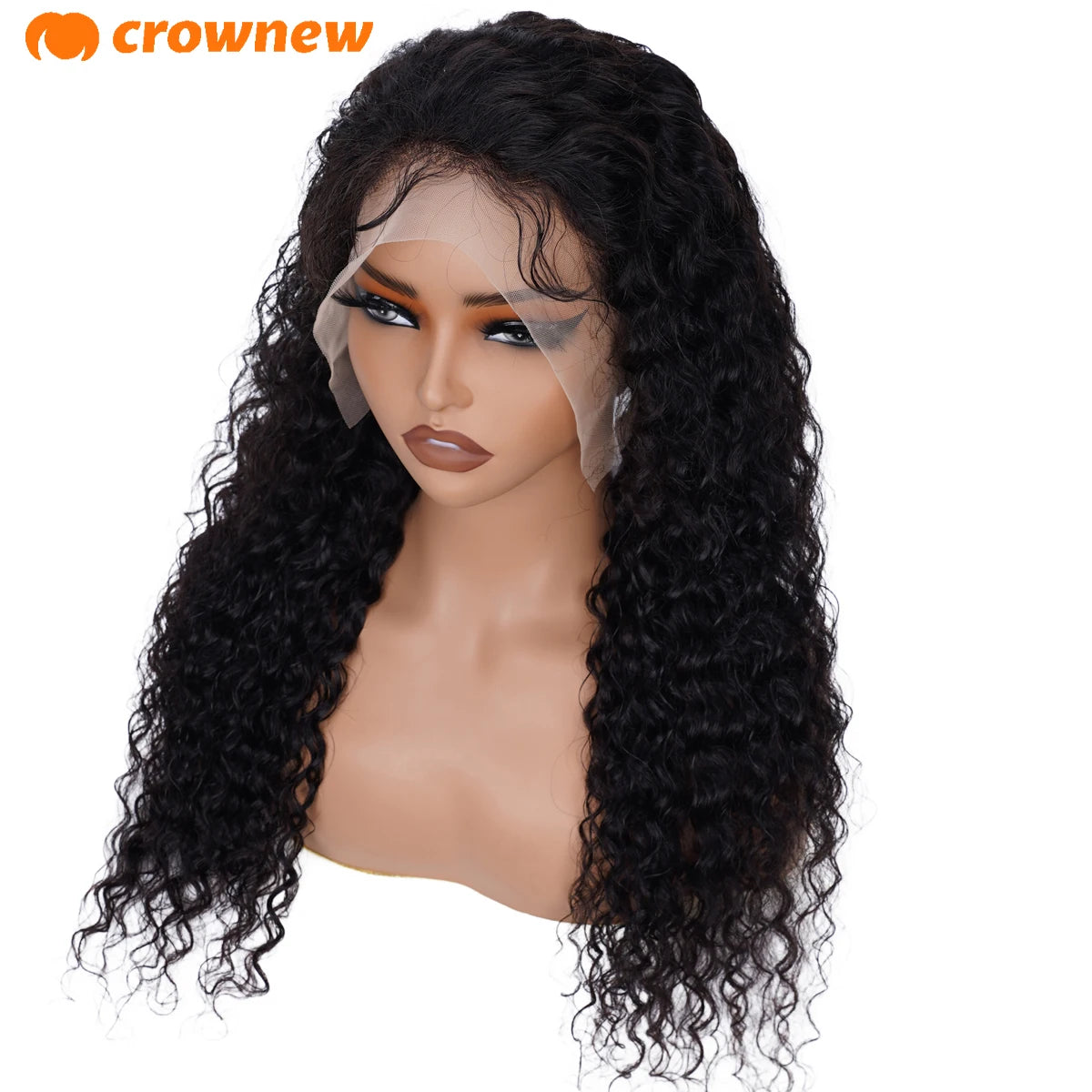4C KinKy Edges Curly Baby Hair Natural Hairline Curly Lace Front Human Hair Wig 13X4 Hd Lace Front Human Hair Wig Preplucked Wig