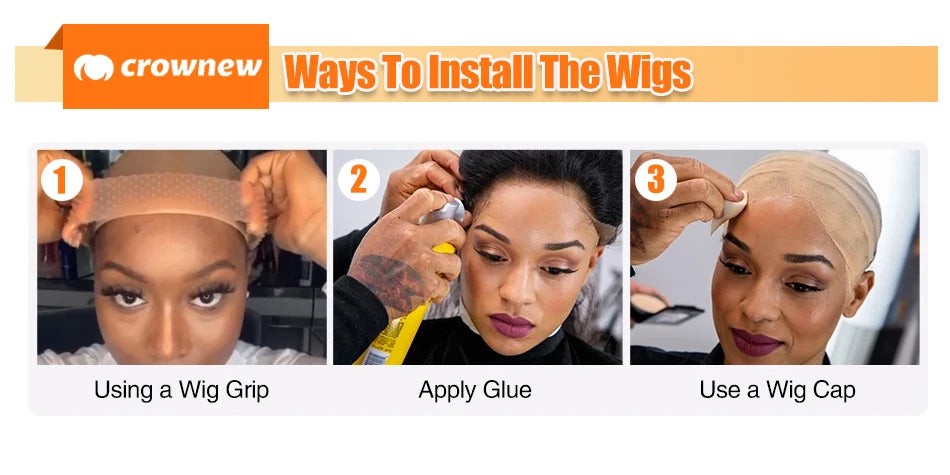 4C KinKy Edges Curly Baby Hair Natural Hairline Curly Lace Front Human Hair Wig 13X4 Hd Lace Front Human Hair Wig Preplucked Wig