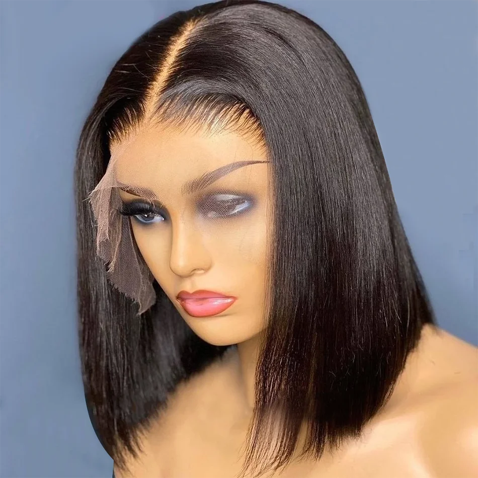 Bob Wigs Human Hair 13x4 Full Frontal Wigs For Women Lace Front Human Hair Wigs Straight Brazilian Human Hair Short Bob Wigs