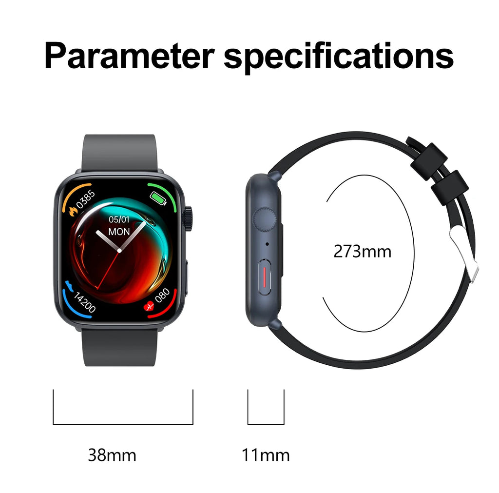 2025New NFC Smat Watch Women 1.85-inch Blood Pressure Heart Rate Bluetooth Call Female Health Smarwatches Ladies For Android IOS