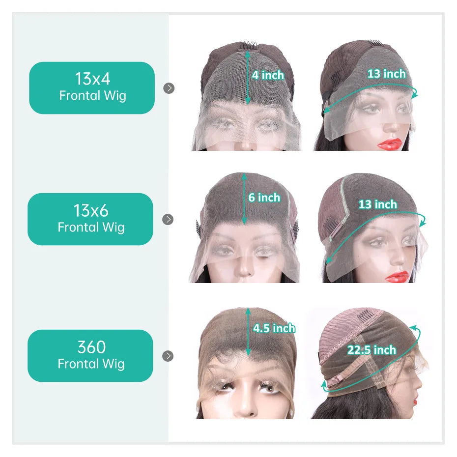 300 400 High Density Lace Wig 13x4 13x6 HD Straight Lace Front Wig PrePlucked 360 Lace Frontal Wig Vietnamese Raw Human Hair Wig