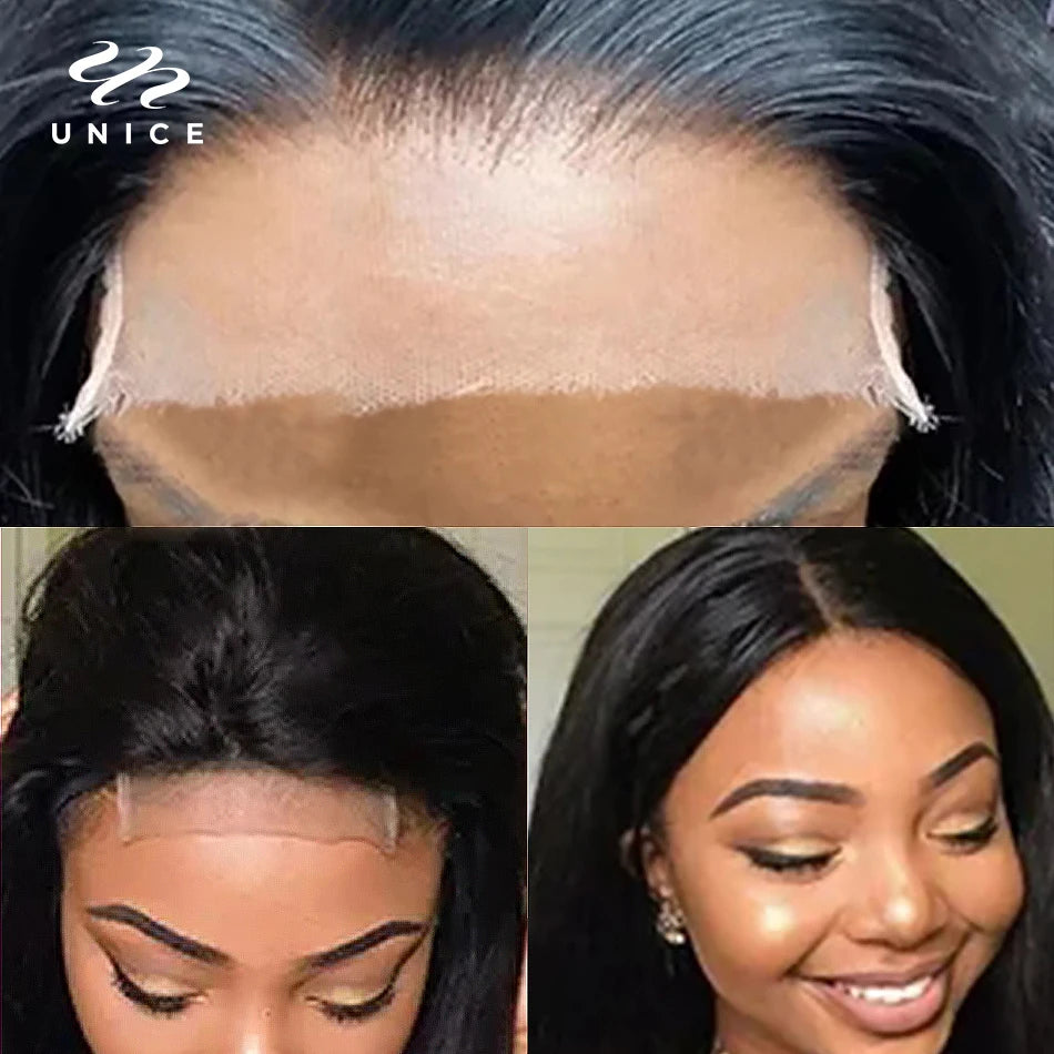 Unice hair Free Shipping Peruvian Virgin Hair With Closure 3 Bundles Peruvian Straight Hair Wefts 12A Grade Peruvian Middle Part