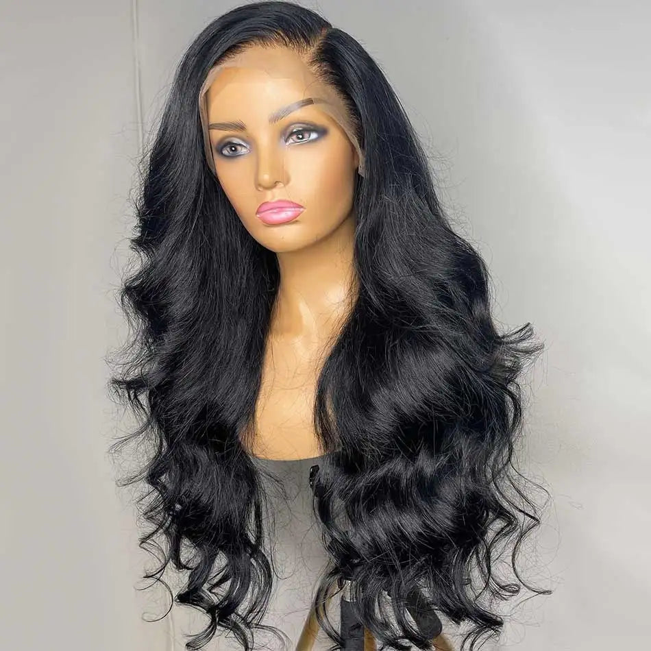 Tuneful HD Transparent 13x4 13x6 Lace Front Human Hair Wigs Raw Indian Body Wave Pre Plucked Human Hair Lace Frontal Wigs