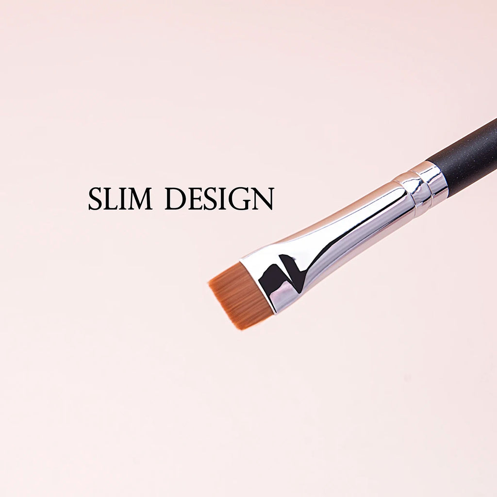 212 Flat Eyebrow Brush Ultrathin Eyebrow Makeup Brushes Flat Eyeliner Brush Thin Eye Liner Brow Contour Beauty Brush Tool