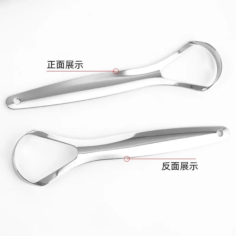 혀클리너 1pc Stainless Steel Tongue Scraper Cleaner Fresh Breath Cleaning Coated Tongue Toothbrush Oral Hygiene Care Tools
