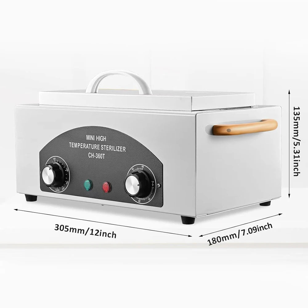 LINMANDA High Temperature Sterilizer Autoclave Machine Nail Tool Sterilizer Dry Heat Sterilizer SPA Salon-Tattoo Metal Tools