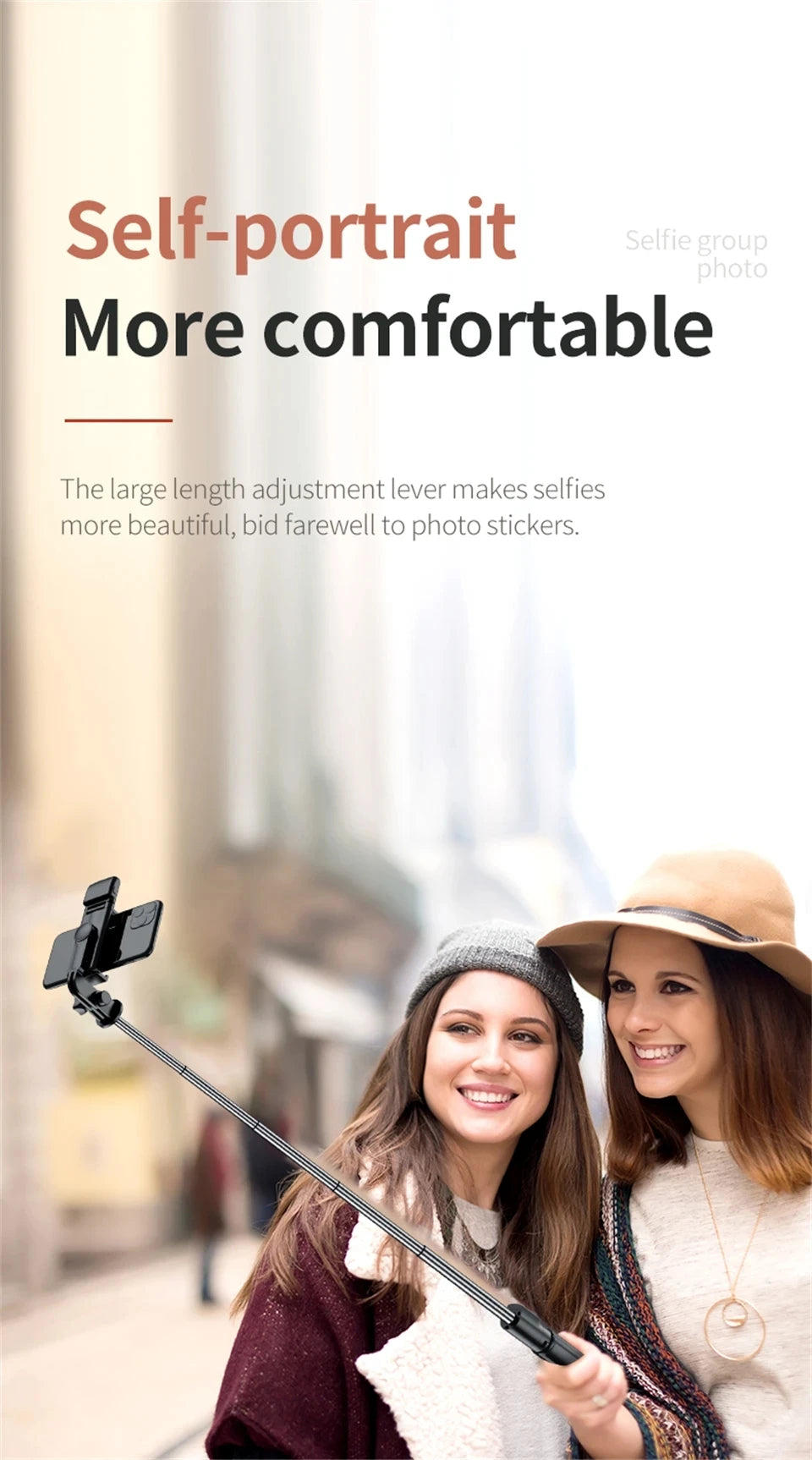 FGCLSY Selfie Stick Tripod with light Extendable Wireless Bluetooth Remote Portable Smartphone Stand Mount For iOS Android Phone