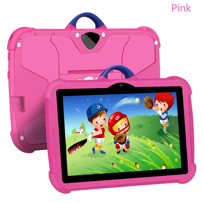 2024 New Arrival 7 Inch WiFi Kids' tablet Octa Core 4GB RAM 64GB ROM Google Learning Education Version Dual Cameras Tablets