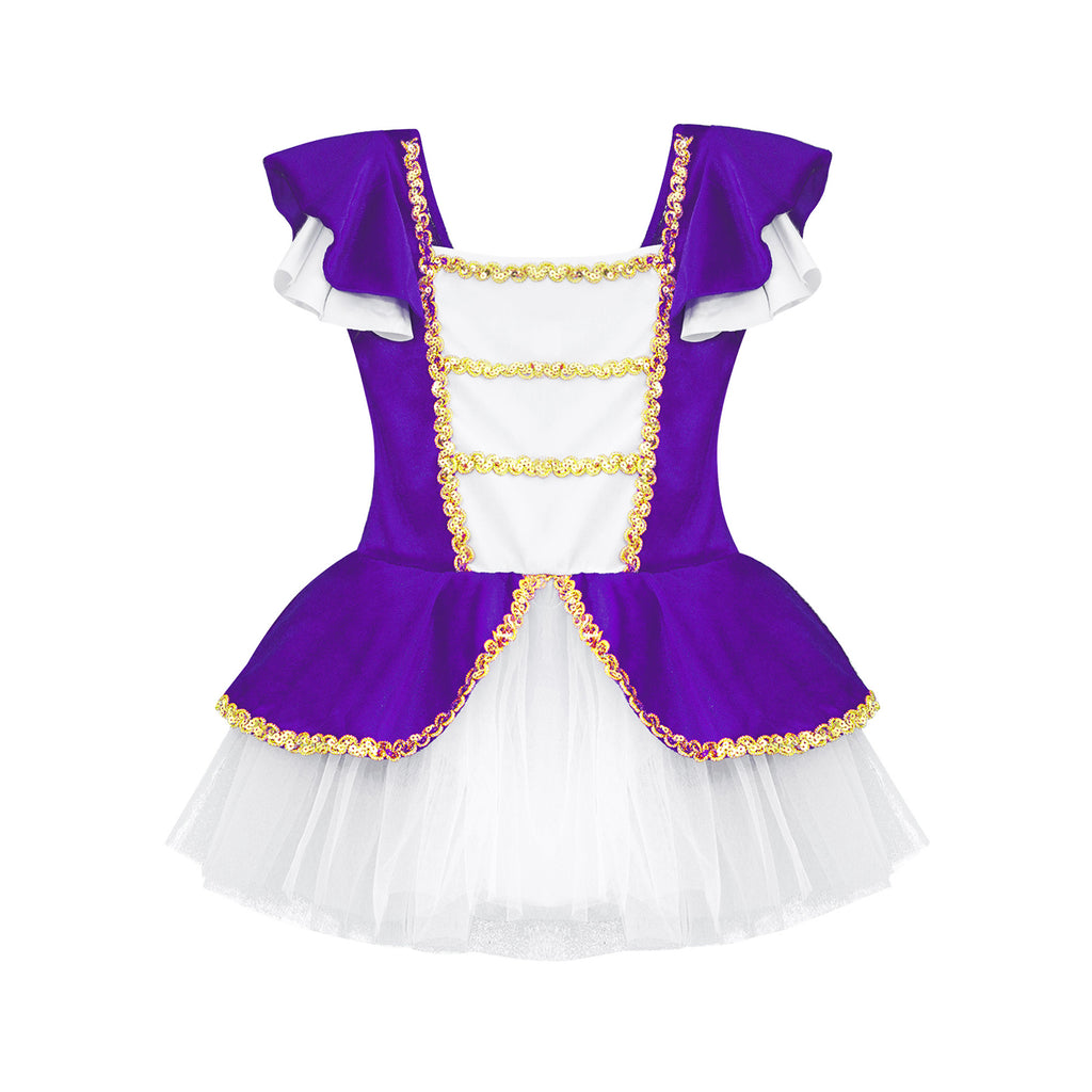 Kids Girls Children Dancer Ballet Dance Dress Gymnastic Leotard Tutu Princess Dress for Stage Performance Clothes Christmas Gift