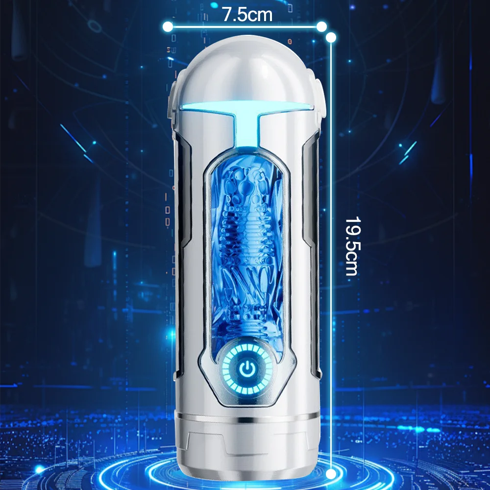 Sex Toys Male Masturbator Cup with Suction Mount Heating Rod Vaginal Penetration Pocket Pussy Masturbator Toy Adults Goods