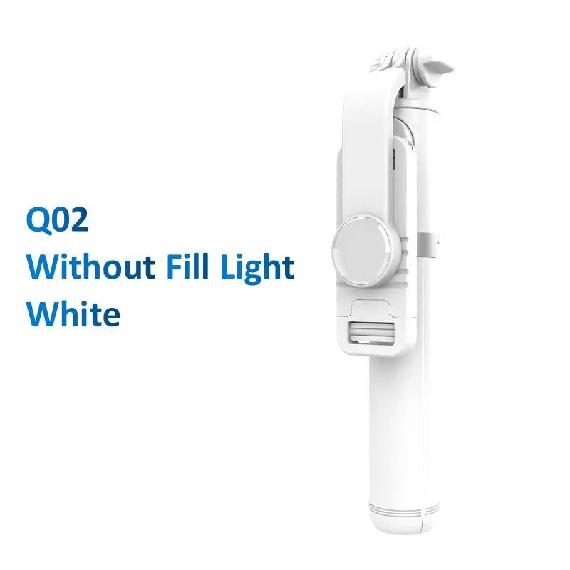 New LED Selfie Stick Foldable Wireless Bluetooth Selfie Stick Tripod with Remote shutter Fill Light Selfie Stck For Smart phone