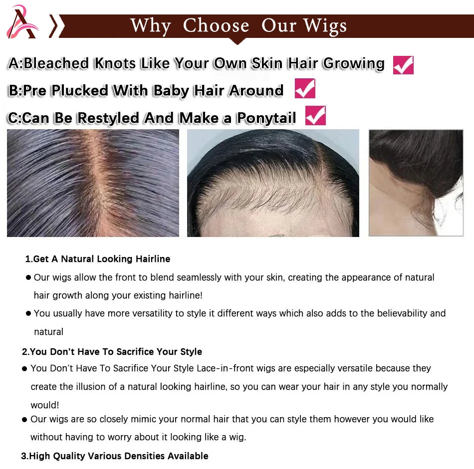 34 Inch Reddish Brown 13x4 Lace Front Human Hair Wigs Brazilian 180% Body Wave HD Lace Frontal Wig 100 Human Hair Wigs For Women