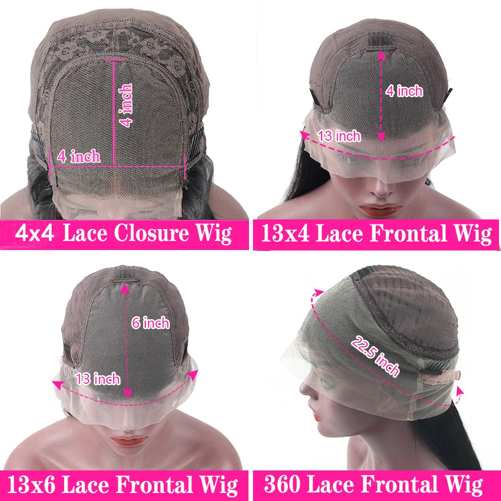 Chocolate Brown Body Wave Lace Front Wig - Premium Brazilian Human Hair 13x4 13x6 HD Lace Wig