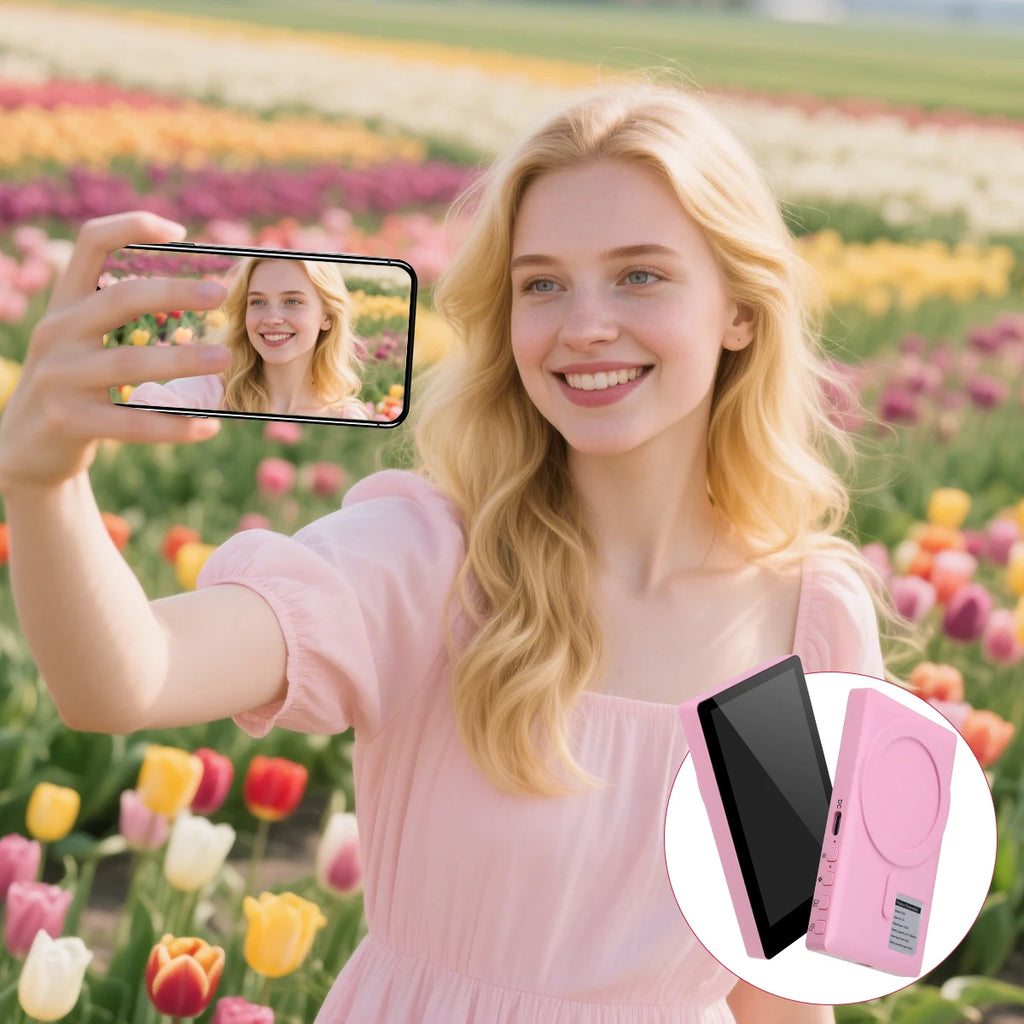 Mobile Phone Wireless Magnetic Selfie Monitor Screen For Smartphone Vlog Live Stream Video Recording for iPhone Android phone