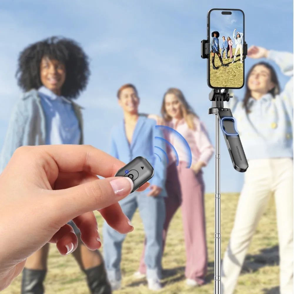 FANGTUOSI New 1.7M Wireless Selfie Stick Tripod Foldable Stand For Gopro Action Cameras Smartphones Balance Steady Shooting Live