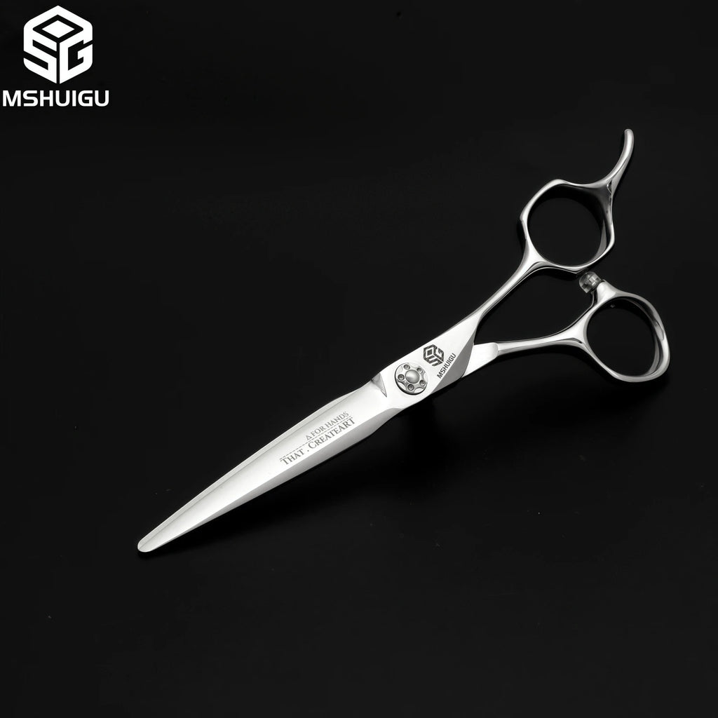 MSHUIGU professional barber Small size scissors 440C 5-5.5-6inch Multifunctional thinning shears Salon Tool Accessories