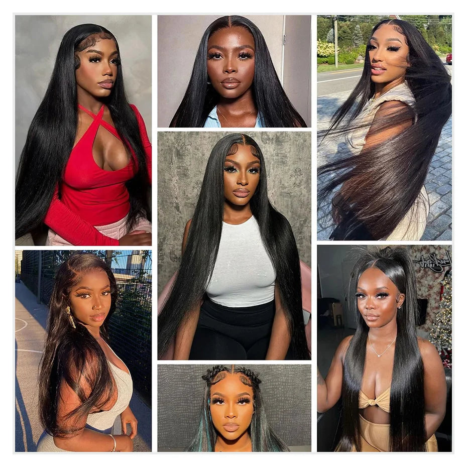 300 400 High Density Lace Wig 13x4 13x6 HD Straight Lace Front Wig PrePlucked 360 Lace Frontal Wig Vietnamese Raw Human Hair Wig