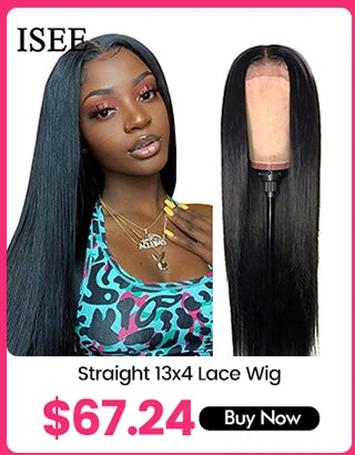 Wear Go Glueless Wig ISEE HAIR Brazilian Loose Deep 13x4 Lace Front Wig Preplucked Human Wigs Ready To Go Pre Cut 6x4 Lace Wig