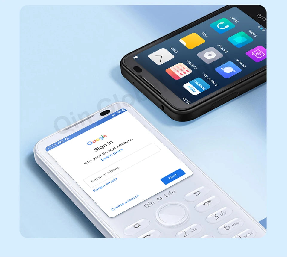 Qin F21 Pro Smart Touch Screen Phone Wifi 2.8 Inch 3GB 32GB Bluetooth 5.0 Duoqin Global Version 2120mAh Android Play Store Phone