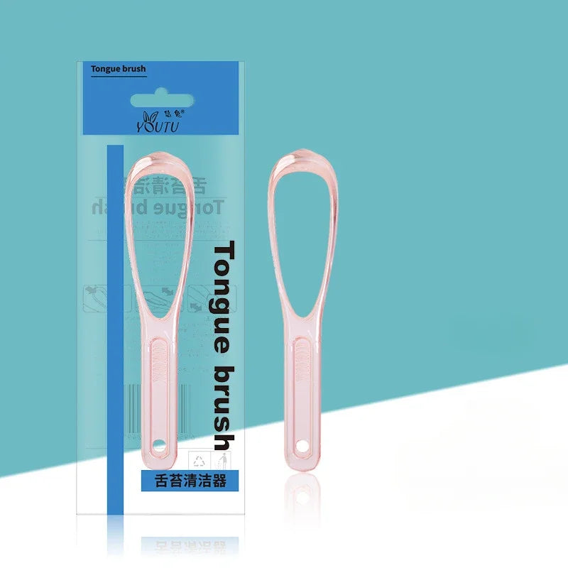 혀클리너 1pc Stainless Steel Tongue Scraper Cleaner Fresh Breath Cleaning Coated Tongue Toothbrush Oral Hygiene Care Tools