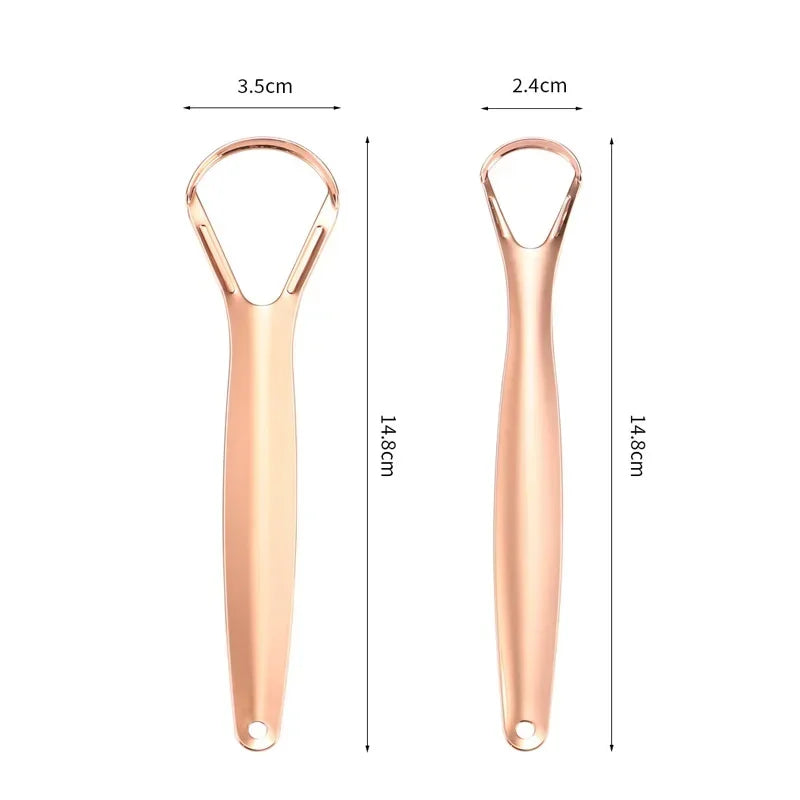 혀클리너 1pc Stainless Steel Tongue Scraper Cleaner Fresh Breath Cleaning Coated Tongue Toothbrush Oral Hygiene Care Tools